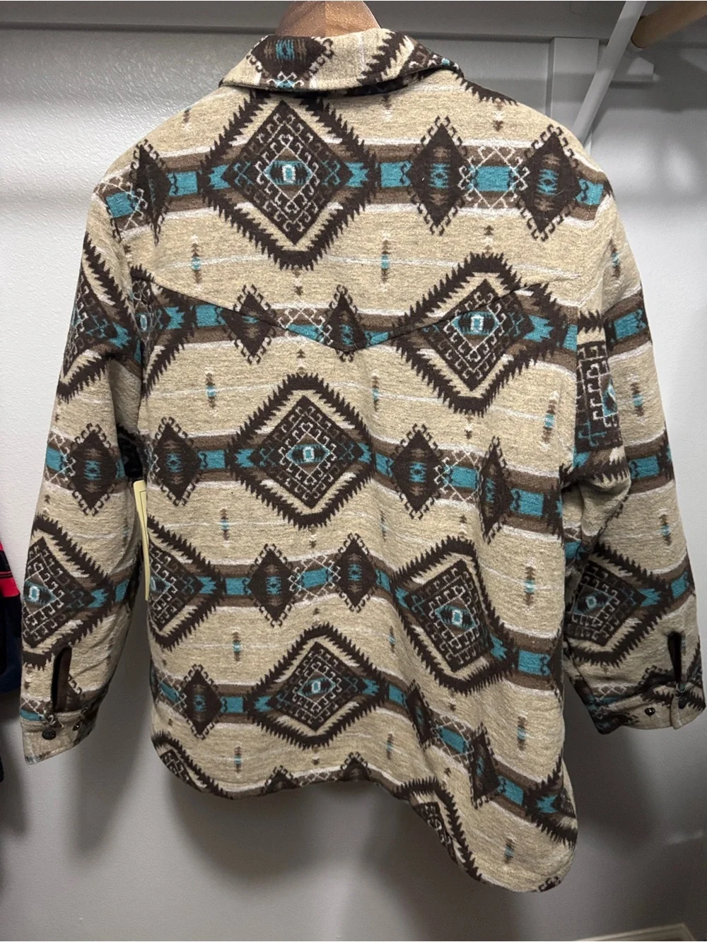Outback Trading Co Women's Aztec Sherpa Lined Jacket - Picture 3 of 6